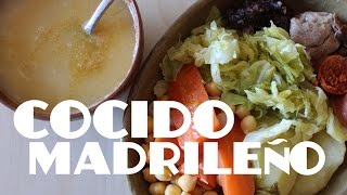 COCIDO MADRILEÑO BY SPANISH COOKING [upl. by Nosirrah]