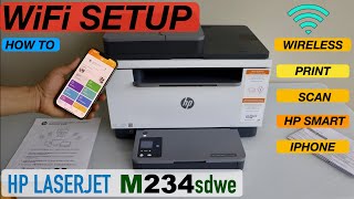 HP LaserJet M234sdw WiFi Setup Connect To Wireless Network For Wireless Printing amp Scanning [upl. by Ahl496]