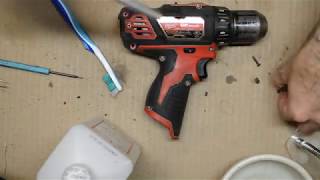 Milwaukee M12 drill repair LED wouldnt turn off [upl. by Hsima]