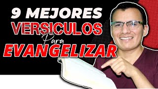 👉 9 Mejores VERSICULOS para EVANGELIZAR Inconversos 💙🔴 📖 [upl. by Aihsyn]