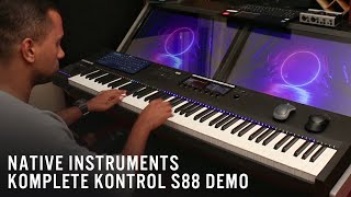 Native Instruments  Komplete Kontrol S88 Demo  Vivin Kuruvilla [upl. by Marva]