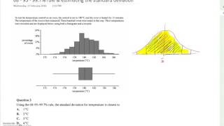 Estimating the standard deviation from a histogramboxplot [upl. by Atikihs19]