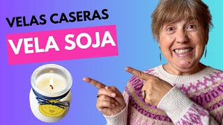 Como Hacer VELAS AROMATICAS de SOJA CASERAS 🌱 [upl. by Ilyse]