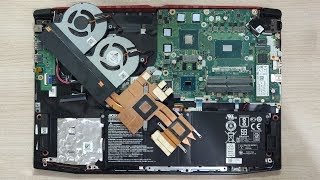 Acer Predator Helios 300  Fan Cleaning And Thermal Paste Change [upl. by Einner81]