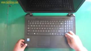 How To Replace Keyboard Toshiba Satellite C50 C50B C55 [upl. by Nylg]