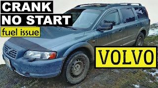 VOLVO CRANK NO START  FUEL ISSUE  TROUBLESHOOTING amp REPAIR [upl. by Akihsat]