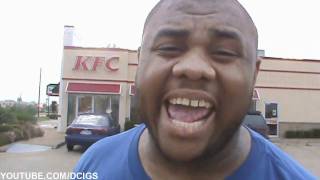 BLACK MAN ANGRY AT KFC dcigs [upl. by Eilrahs116]