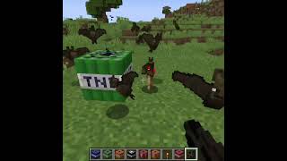 Minecraft Tnt Vs Villager 584 Short [upl. by Corrina619]