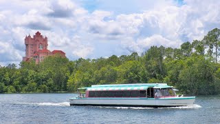 Walt Disney World Boat Ride From EPCOT to Disneys Hollywood Studios in 4K  Walt Disney World 2021 [upl. by Seerdi777]