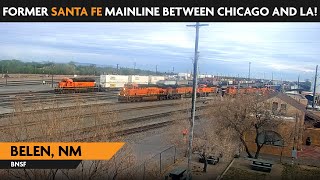 Belen New Mexico USA  Virtual Railfan LIVE [upl. by Mojgan]