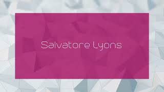 Salvatore Lyons  appearance [upl. by Fonseca]