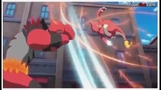 Incineroar VS Charmeleon20 th pokemon movie clip charizad pokemonbattle pokemon inceneroar [upl. by Alaunnoif]