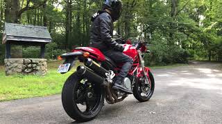 Ducati Monster S2R 800 Arrow Exhaust [upl. by Virg]