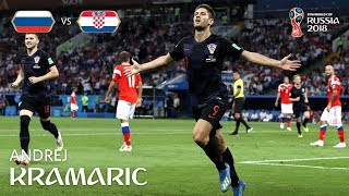 Andrej KRAMARIC Goal  Russia v Croatia – MATCH 59 [upl. by Candide]