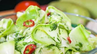 Маринованные кабачки быстрого приготовления вкусная закуска [upl. by Amalbena]