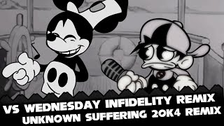 FNF  Vs Wednesday Infidelity Remix  Unknown Suffering 20k4 REMIX Chart  ModsHardGameplay [upl. by Henrie]