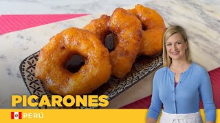 PICARONES 🍩 Delicious PERUVIAN SWEET POTATO DONUTS by Anna Olson  El Gourmet [upl. by Madonna668]