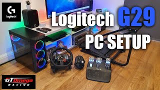 How To Setup Logitech G29 Racing Steering Wheel On A PC [upl. by Hammock265]