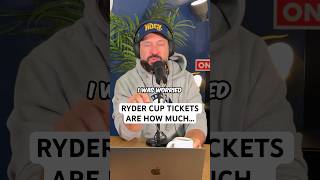 Ryder Cup 2025 tickets are how much golfpodcast podcast [upl. by Rofotsirk]