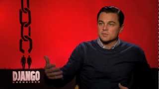 Leonardo DiCaprio Interview  DJANGO UNCHAINED [upl. by Erdna]