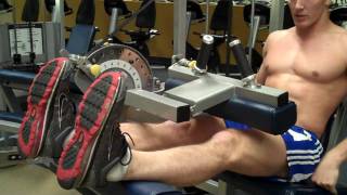 How To Seated Leg Curl Cybex [upl. by Grewitz]