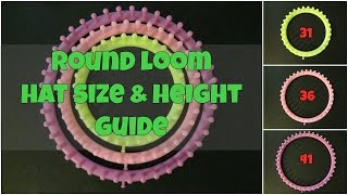 Round Loom Hat Size and Height Guide [upl. by Filipe]