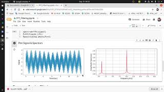 FFT Filtering Python [upl. by Hareenum]