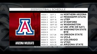 Arizonas 2023 football schedule Previewing the Wildcats’ season [upl. by Neeneg210]