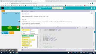 Codeorg Lesson 20 Side Scroller Assessment Bubbles 8 Scoreboard Displaying Variables [upl. by Eatnom]