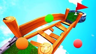 ATTEMPTING THE MOST IMPOSSIBLE BRIDGE  Golf It [upl. by O'Grady]