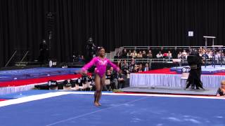 Simone Biles  Floor Exercise  2015 ATampT American Cup  NBC [upl. by Redyr]