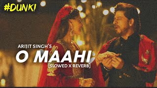 O Maahi  SlowedReverb Ft Arijit Singh  DUNKI  Shahrukh Khan  Taapsee Pannu  Text4Music Lofi [upl. by Brittani339]