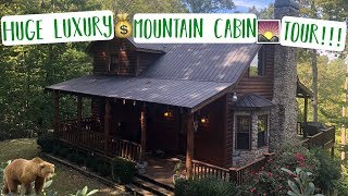 Luxury Cabin in the Woods  Mountain Cabin Tour  Blue Ridge Georgia Mountains [upl. by Keeley]