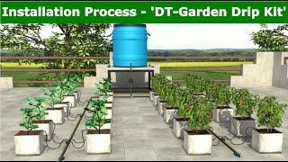 Installation process of DT  Garden Drip Kit [upl. by Denney]