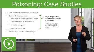 Poisoning Case Studies – Emergency Medicine  Lecturio [upl. by Esilrac600]