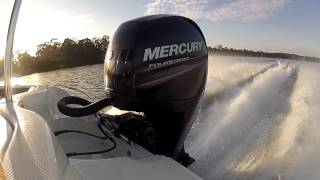 Mercury 150hp Fourstroke  WOT Smooth Water [upl. by Annohsal]