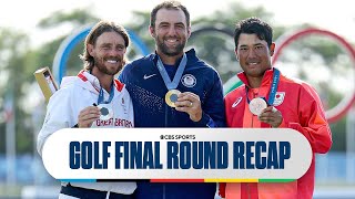 Scottie Scheffler Wins GOLD MEDAL In Mens Olympic Golf I CBS Sports [upl. by Cousins]