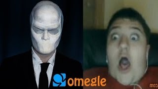 Slenderman goes on Omegle [upl. by Yelhsa]