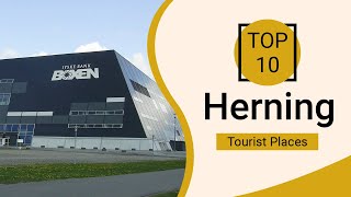 Top 10 Best Tourist Places to Visit in Herning  Denmark  English [upl. by Ledah]