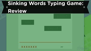 Sinking Words Typing Game  Typesy Keyboarding Software 2021 [upl. by Perri]