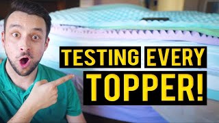 Testing Amazon Mattress Toppers  BLIND TEST [upl. by Rip]