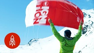 Snowkiting Is Every Extreme Winter Sport in One [upl. by Northrup]