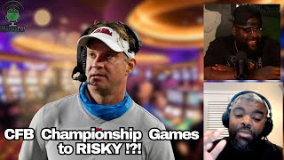 CFB Conference Championship a big RISK  Gambling Nights [upl. by Rori553]