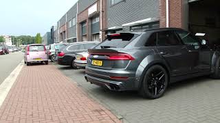 AUDI Q8 3 0 TFSI DUPLEX EXHAUST SYSTEM SPORTUITLAAT UITLAAT by www maxiperformance nl [upl. by Hazrit]