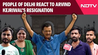 Arvind Kejriwal Resignation  How Did People Of Delhi React To Arvind Kejriwals Resignation [upl. by Lady]