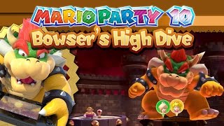 Mario Party 10  Bowser Mode Bowsers High Dive Gameplay With GamePad Capture [upl. by Anelrahs357]