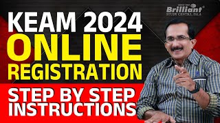 KEAM 2024 Online Registration  Step by Step Instructions [upl. by Haibot306]