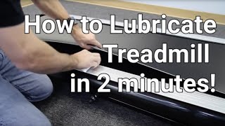 DIY How to Lubricate any Home Treadmill Belt Horizon Nautilus Sole Nordictrack [upl. by Lesya]