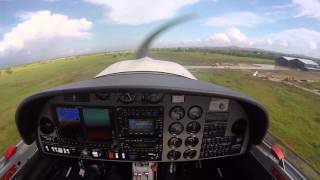 Diamond DA20 Flight Training  Right Hand Circuits [upl. by Hedaza]