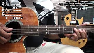 HOTEL CALIFORNIA The Eagles Guitar Lesson Picking amp EASY CHORDS EricBlackmonGuitar GUITAR LESSONS​ [upl. by Eiboh]